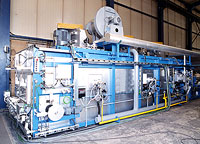 Kettendurchlaufofen f�r Aluteile