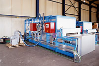 Kettendurchlaufofen f�r Schmiederohlinge