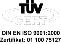 T�V - Zertifikat ISO 9001